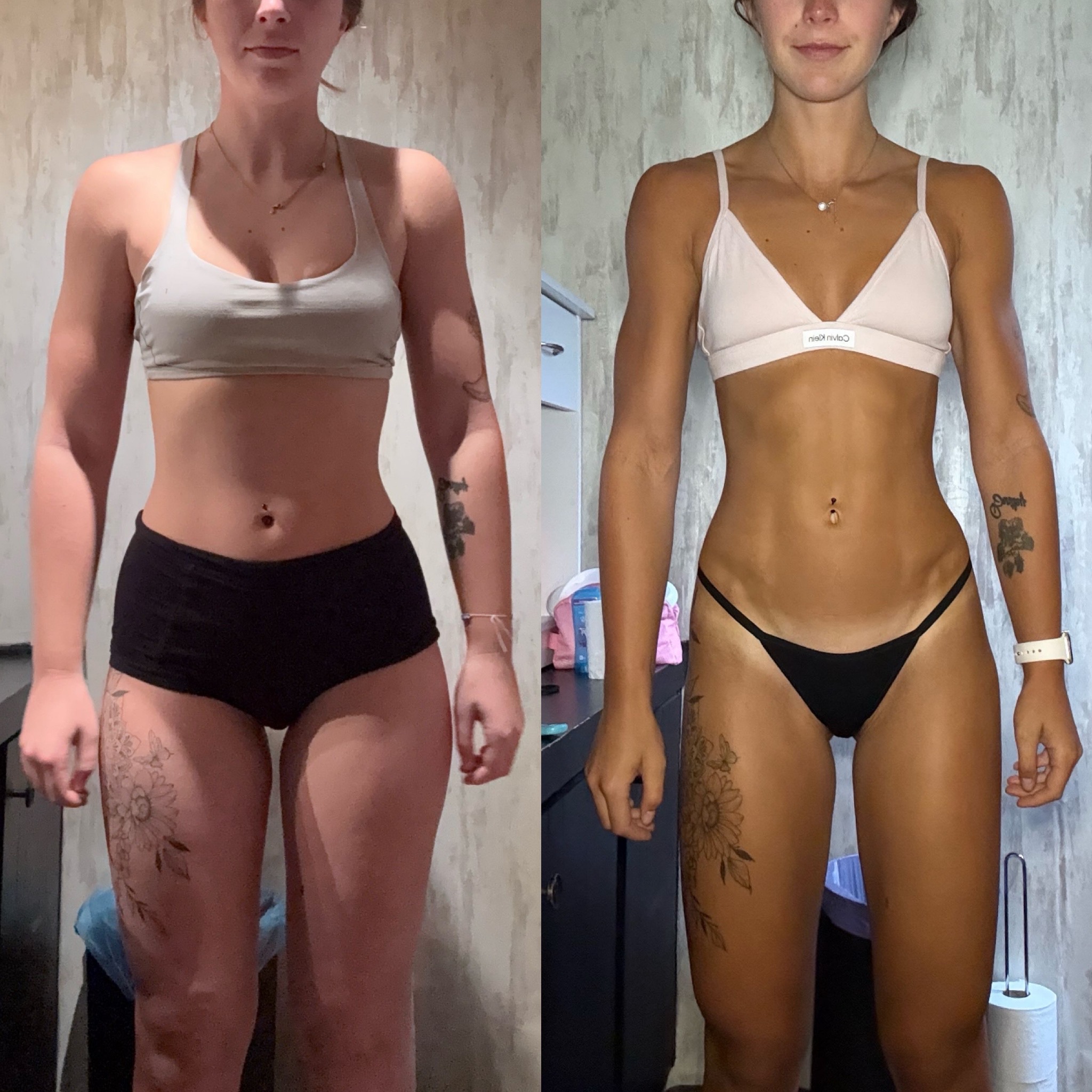 Before and after photo