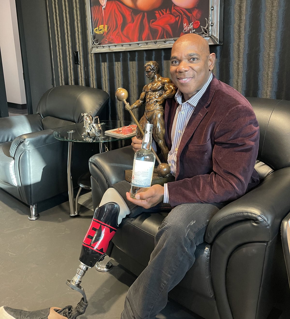 Flex Wheeler sitting