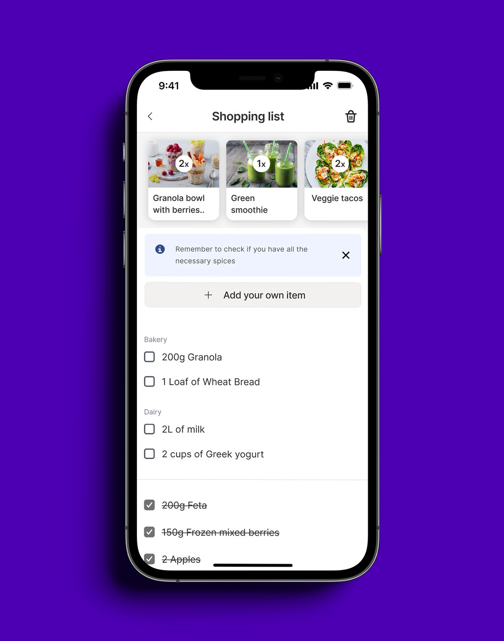A mockup of the coaching app showcasing the different features.