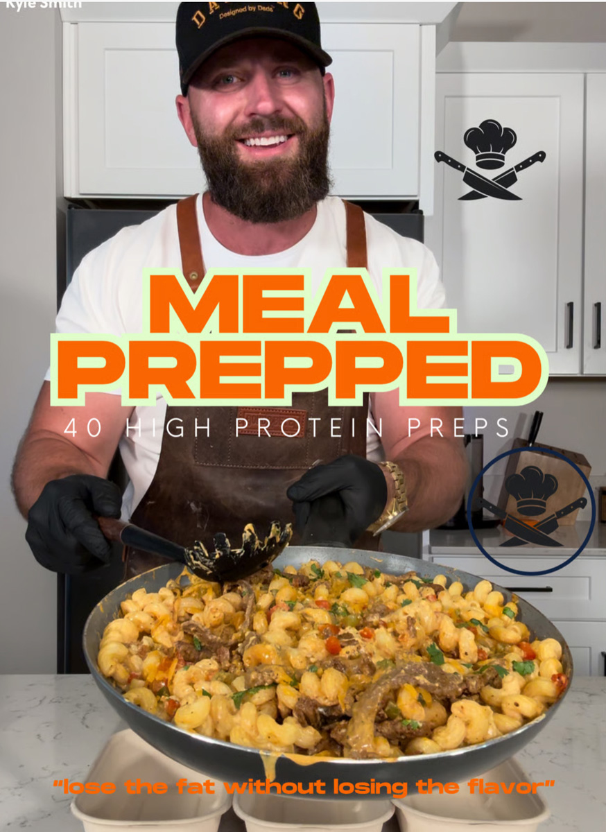 The coach is showing his protein meal for 40 days.
