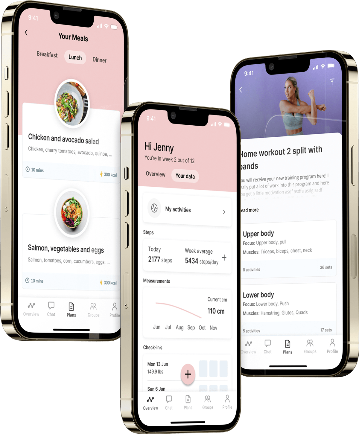 Coach's app mockup.